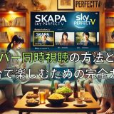 スカパー同時視聴の方法と条件【複数台で楽しむための完全ガイド】