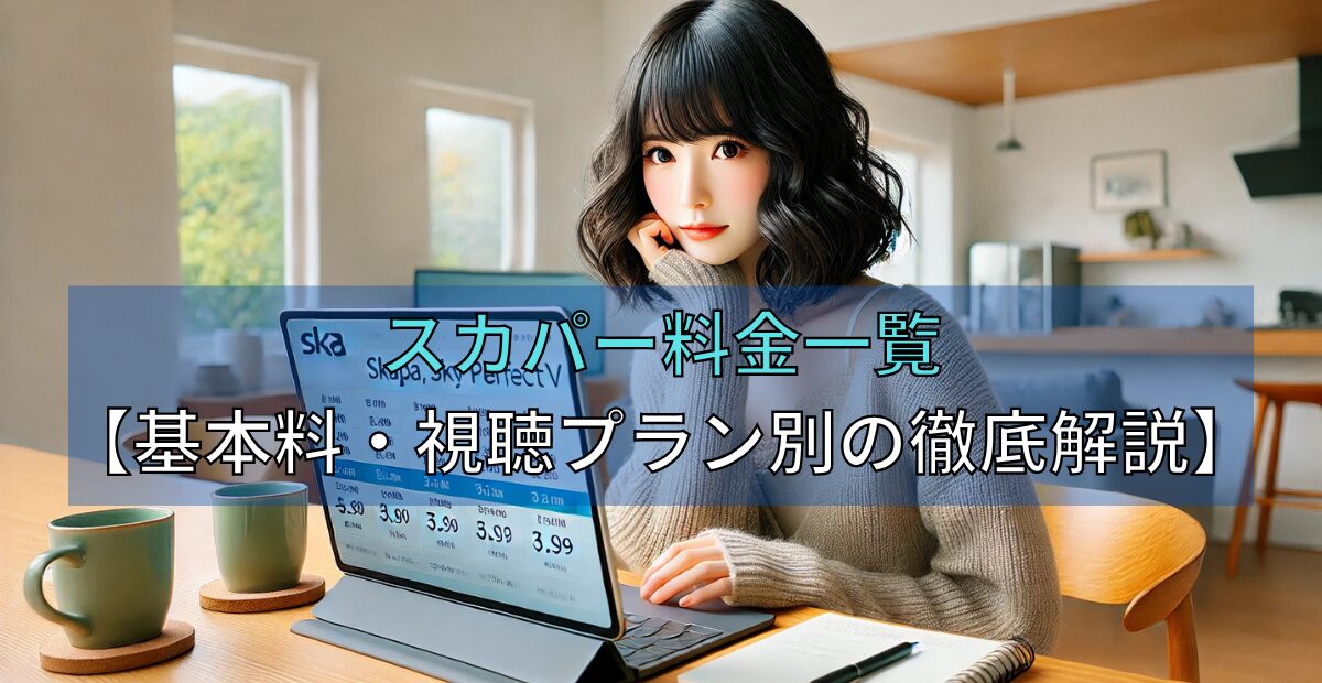 スカパー料金一覧【基本料・視聴プラン別の徹底解説】