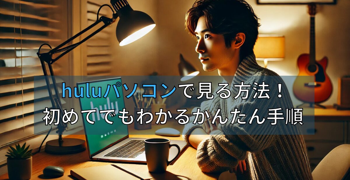 Huluをパソコンで見る方法！初めてでもわかるかんたん手順