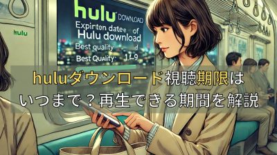 Huluのダウンロード視聴期限はいつまで？再生できる期間を解説