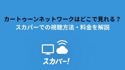 カートゥーンネットワークはどこで見れる？スカパーでの視聴方法・料金を解説