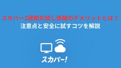 スカパー2週間お試し体験のデメリットとは？注意点と安全に試すコツを解説