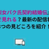 『烈女パク氏契約結婚伝』はどこで見れる？最新の配信状況と3つの見どころを紹介！