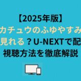 【2026年版】「ピカチュウのふゆやすみ」はどこで見れる？U-NEXTで配信中？視聴方法を徹底解説