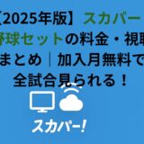 【2026年版】スカパー！プロ野球セットの料金・視聴方法まとめ｜加入月無料で全試合見られる！