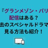 映画『グランメゾン・パリ』の配信はある？過去のスペシャルドラマを見る方法も紹介！