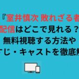 映画『室井慎次 敗れざる者』の配信はどこで見れる？無料視聴する方法を解説