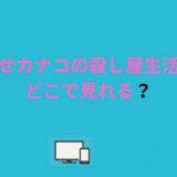 幸せカナコの殺し屋生活はどこで見れる？DMMTVで無料視聴する方法を解説