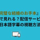 『完璧な結婚のお手本』はどこで見れる？配信サービス＆日本語字幕の視聴方法