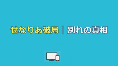 せなりあ破局｜別れた理由11ヶ月の軌跡と現在の活動まとめ