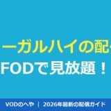 リーガルハイの配信はどこ？FODで見放題！全話を無料で見る方法【2026年】